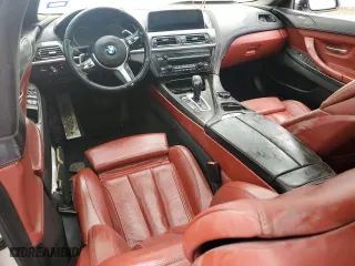 2018 BMW 6 Series 640i with VIN WBA6D0C52JG852877, listed as a Copart auction lot 63553794 with 0 mi miles and Salvage Title. Bid and sale history available at carsss.com. Image 8.