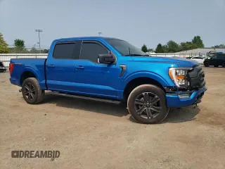2021 Ford F-150 XL with VIN 1FTEW1EP7MFC02143, listed as a Copart auction lot 59140805 with 27,789 mi miles and Salvage title. Bid and sale history available at DreamBid. Image 14.