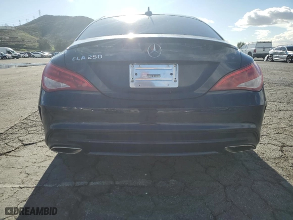 2018 Mercedes-Benz CLA with VIN WDDSJ4EB0JN537856, listed as a Copart auction lot 49134115 with 59,562 mi miles and Salvage Title. Bid and sale history available at carsss.com. Image 6.