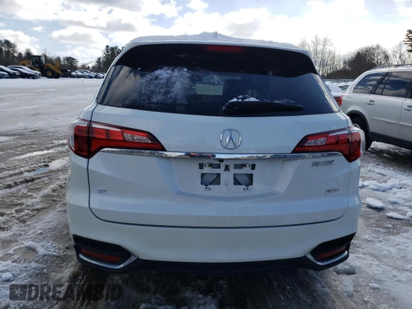 2018 Acura RDX w/Technology Pkg with VIN 5J8TB4H57JL005728, listed as a Copart auction lot 45553215 with 101,258 mi miles and Salvage Title. Bid and sale history available at carsss.com. Image 6.
