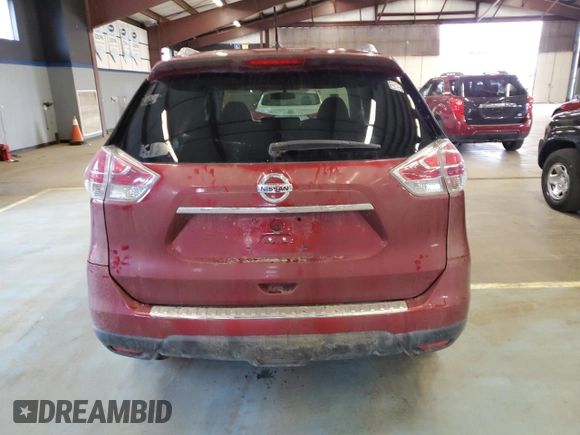 2014 Nissan Rogue SL with VIN 5N1AT2MVXEC785836, listed as a Copart auction lot 87171264 with 106,492 mi miles and Salvage Title. Bid and sale history available at carsss.com. Image 6.