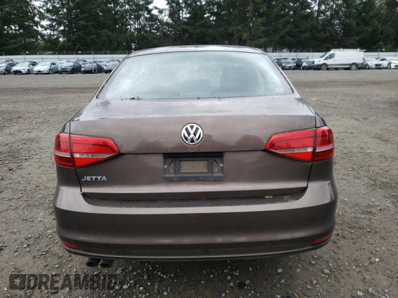 2015 Volkswagen Jetta S with VIN 3VW2K7AJ0FM242227, listed as a Copart auction lot 47788865 with Not provided miles and Clean title. Bid and sale history available at DreamBid. Image 6.