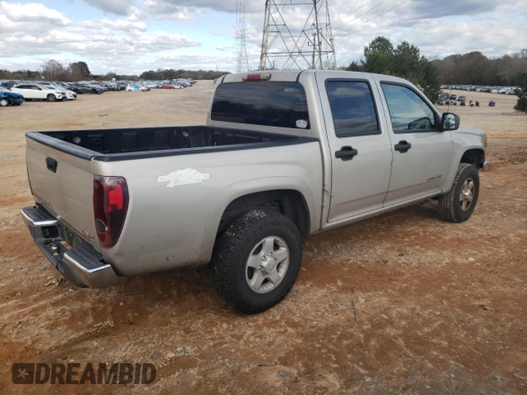 2005 GMC Canyon 1SF SLE Z71 with VIN 1GTDT136858116652, listed as a Copart auction lot 81005184 with 222,917 mi miles and Salvage Title. Bid and sale history available at carsss.com. Image 3.