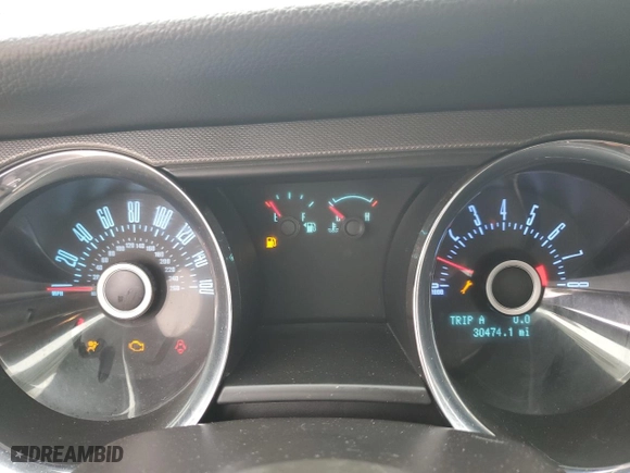 2013 Ford Mustang V6 with VIN 1ZVBP8AMXD5281377, listed as a Copart auction lot 49695865 with 30,474 mi miles and Clean Title. Bid and sale history available at carsss.com. Image 9.