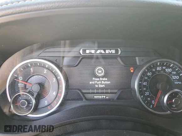 2023 Ram 2500 Laramie with VIN 3C6UR5FL2PG514919, listed as a Copart auction lot 59411155 with 23,679 mi miles and Salvage title. Bid and sale history available at DreamBid. Image 9.