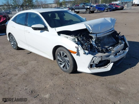 2017 Honda Civic Hatchback LX with VIN SHHFK7H22HU407915, listed as a IAAI auction lot 41642471 with NaN miles. Bid and sale history available at carsss.com. Image 1.