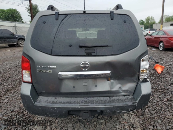 2008 Nissan Pathfinder S z VIN 5N1AR18B08C651933, wystawiony jako Copart lot #51918165 z przebiegiem 126 142 mil mil oraz Szkoda całkowita • Salvage title. Historia ofert i sprzedaży dostępna na DreamBid. Obrazek 6.
