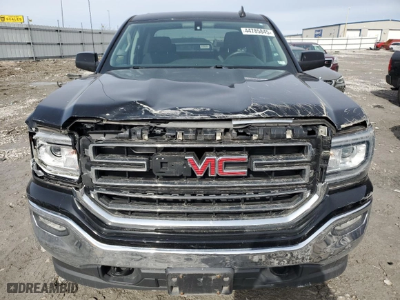2017 GMC Sierra 1500 SLE with VIN 3GTU2MEC7HG104224, listed as a Copart auction lot 44785845 with 150,209 mi miles and Salvage Title. Bid and sale history available at carsss.com. Image 5.