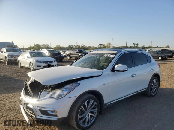 2017 Infiniti QX50 with VIN JN1BJ0RR3HM413402, listed as a Copart auction lot 73953474 with 101,230 mi miles and Salvage Title. Bid and sale history available at carsss.com. Image 1.