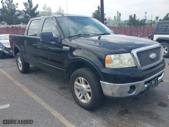2007 Ford F-150 XLT with VIN 1FTPW14V87FB82837, listed as a IAAI auction lot 41910816 with 185,224 mi miles. Bid and sale history available at carsss.com. Image 1.