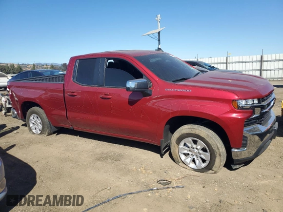 2019 Chevrolet Silverado 1500 LT with VIN 1GCRWCEDXKZ351645, listed as a Copart auction lot 71639124 with 29,393 mi miles and Salvage Title. Bid and sale history available at DreamBid. Image 4.