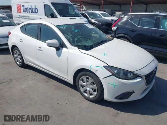 2016 Mazda 3 i Sport with VIN 3MZBM1T73GM298236, listed as a IAAI auction lot 42013829 with 54,599 mi miles and . Bid and sale history available at DreamBid. Image 1.