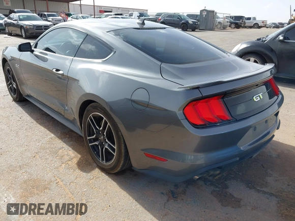 2021 Ford Mustang GT with VIN 1FA6P8CF5M5118712, listed as a IAAI auction lot 42400727 with 49,646 mi miles and . Bid and sale history available at DreamBid. Image 3.