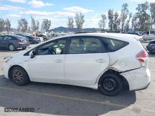2017 Toyota Prius v Two with VIN JTDZN3EU9HJ063285, listed as a IAAI auction lot 41696704 with 411,285 mi miles. Bid and sale history available at carsss.com. Image 15.