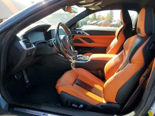 2021 BMW M4 Competition with VIN WBS33AZ07MCG72568, listed as a Copart auction lot 61285354 with 65,120 mi miles and Salvage Title. Bid and sale history available at carsss.com. Image 7.