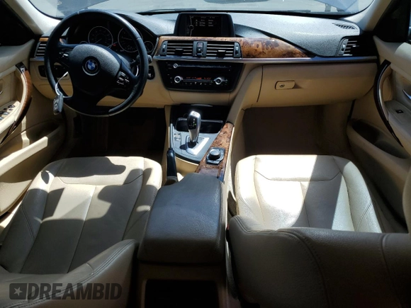 2013 BMW 3 Series 328i with VIN WBA3A5C52DF353760, listed as a Copart auction lot 62737045 with 129,354 mi miles and Salvage title. Bid and sale history available at DreamBid. Image 8.