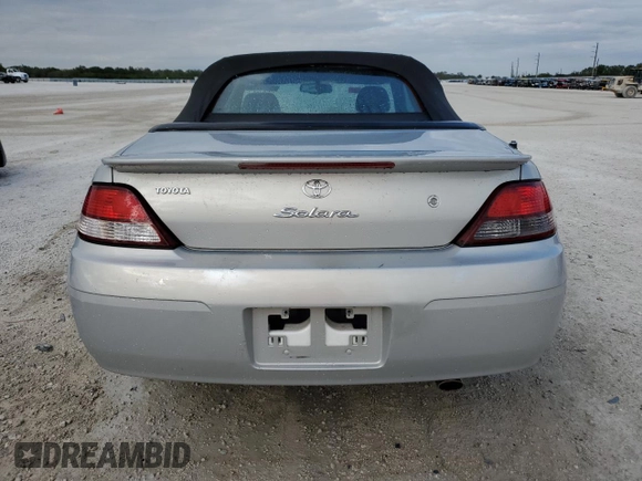 2000 Toyota Solara SE with VIN 2T1FF22P0YC381977, listed as a Copart auction lot 81397894 with 104,630 mi miles and Non Repairable. Bid and sale history available at DreamBid. Image 6.