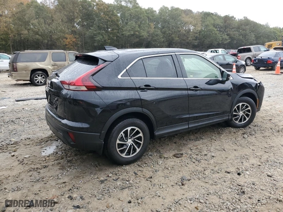 2022 Mitsubishi Eclipse Cross ES with VIN JA4ASUAA6NZ057815, listed as a Copart auction lot 78667344 with 78,111 mi miles and Salvage Title. Bid and sale history available at carsss.com. Image 3.