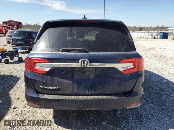 2019 Honda Odyssey EX-L with VIN 5FNRL6H70KB025729, listed as a Copart auction lot 46331235 with 123,682 mi miles and Salvage Title. Bid and sale history available at carsss.com. Image 6.