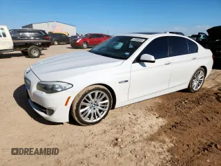 2011 BMW 5 Series 550i with VIN WBAFR9C52BC599347, listed as a Copart auction lot 61056995 with 116,008 mi miles and Clean title. Bid and sale history available at DreamBid. Image 1.