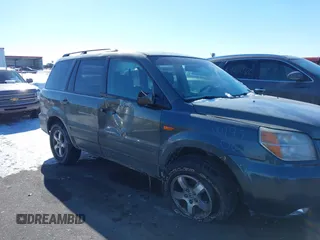 2006 Honda Pilot EX-L with VIN 5FNYF18596B016974, listed as a IAAI auction lot 41634049 with 161,687 mi miles and . Bid and sale history available at DreamBid. Image 6.