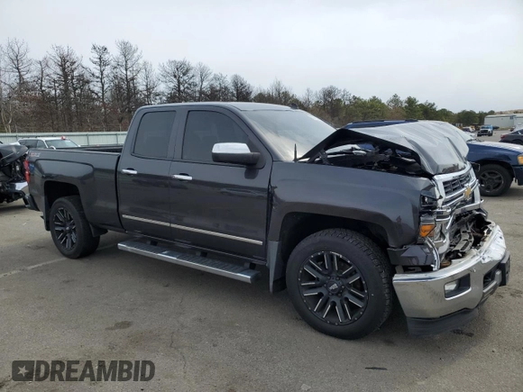2014 Chevrolet Silverado 1500 LTZ with VIN 1GCVKSEC1EZ134582, listed as a Copart auction lot 50472335 with 93,362 mi miles and Salvage Title. Bid and sale history available at DreamBid. Image 4.