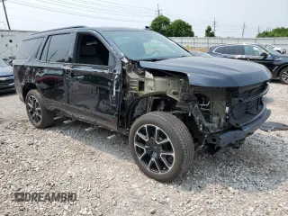 2023 Chevrolet Tahoe RST with VIN 1GNSKRKD5PR299764, listed as a Copart auction lot 58205815 with 19,550 mi miles and Salvage title. Bid and sale history available at DreamBid. Image 4.