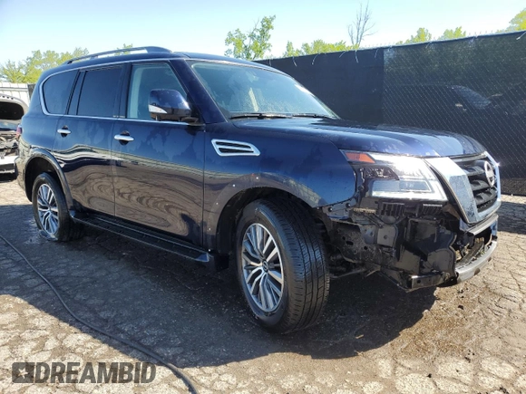 2023 Nissan Armada SL z VIN JN8AY2BD6P9693059, wystawiony jako Copart lot #57440335 z przebiegiem 60 956 mil mil oraz Czysty tytuł • Clean title. Historia ofert i sprzedaży dostępna na DreamBid. Obrazek 4.