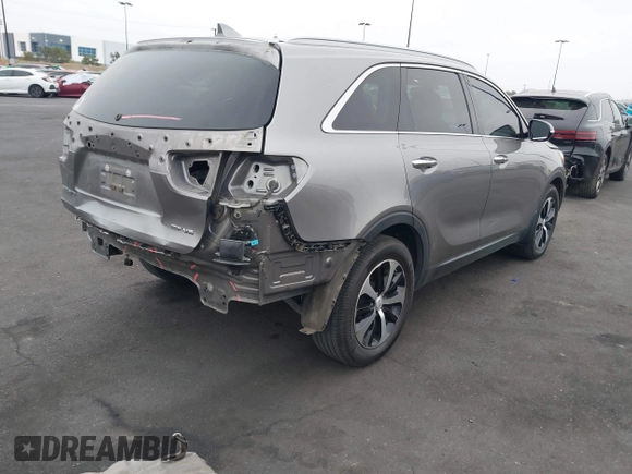 2018 Kia Sorento EX with VIN 5XYPH4A59JG394960, listed as a IAAI auction lot 42342621 with 158,056 mi miles and . Bid and sale history available at DreamBid. Image 4.