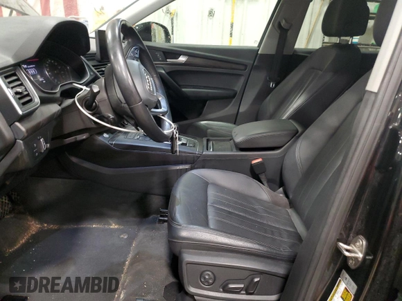 2020 Audi Q5 Premium with VIN WA1ANAFY0L2032734, listed as a Copart auction lot 49409845 with 156,338 mi miles and Non Repairable. Bid and sale history available at carsss.com. Image 7.
