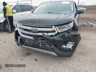 2015 Ford Edge SEL with VIN 2FMTK4J91FBB34028, listed as a IAAI auction lot 41710454 with 77,502 mi miles. Bid and sale history available at carsss.com. Image 6.