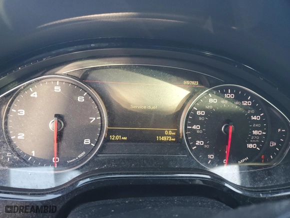 2013 Audi A8 L 3.0L with VIN WAURGAFD0DN003358, listed as a Copart auction lot 46038825 with 114,973 mi miles and Clean Title. Bid and sale history available at carsss.com. Image 9.