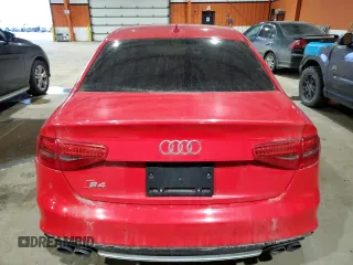 2014 Audi S4 Premium with VIN WAUFGCFL6EA113376, listed as a Copart auction lot 85806714 with 136,744 mi miles and Salvage Title. Bid and sale history available at carsss.com. Image 6.