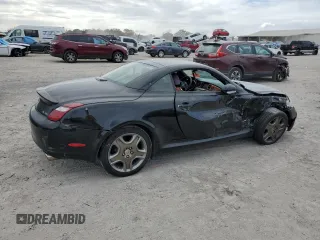 2007 Lexus SC 430 with VIN JTHFN45Y279013600, listed as a Copart auction lot 78139444 with 129,950 mi miles and Salvage Title. Bid and sale history available at DreamBid. Image 3.