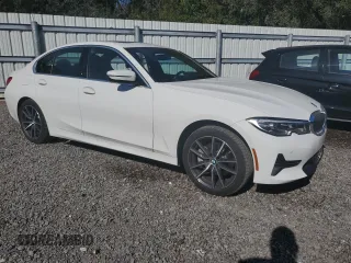 2019 BMW 3 Series 330i with VIN 3MW5R1J56K8B01545, listed as a Copart auction lot 82815374 with 52,655 mi miles and Salvage Title. Bid and sale history available at carsss.com. Image 4.