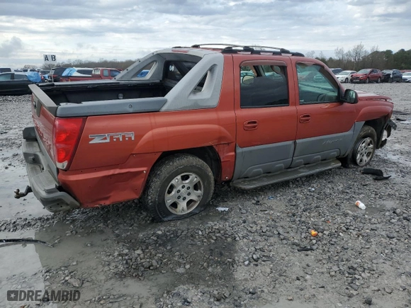 2002 Chevrolet Avalanche with VIN 3GNEC13T52G230339, listed as a Copart auction lot 43449505 with 284,505 mi miles and Salvage Title. Bid and sale history available at carsss.com. Image 3.