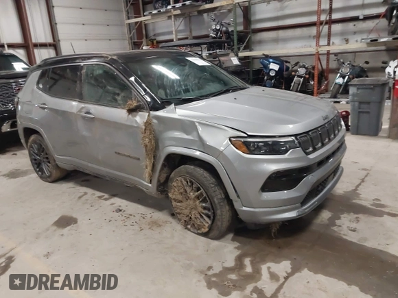 2022 Jeep Compass High Altitude with VIN 3C4NJDCB8NT109002, listed as a IAAI auction lot 41500984 with 70,119 mi miles and . Bid and sale history available at carsss.com. Image 6.