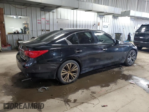 2015 Infiniti Q50 Premium z VIN JN1BV7AR2FM419987, wystawiony jako Copart lot #57813825 z przebiegiem 99 229 mil mil oraz Nie do naprawy. Historia ofert i sprzedaży dostępna na DreamBid. Obrazek 3.
