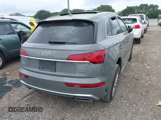 2023 Audi Q5 S line Premium with VIN WA1GAAFY3P2043285, listed as a IAAI auction lot 42414217 with 41,394 mi miles and . Bid and sale history available at DreamBid. Image 4.