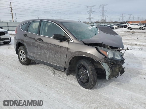 2014 Honda CR-V LX with VIN 2HKRM4H36EH654237, listed as a Copart auction lot 45954575 with Not Provided miles and Salvage Title. Bid and sale history available at carsss.com. Image 4.
