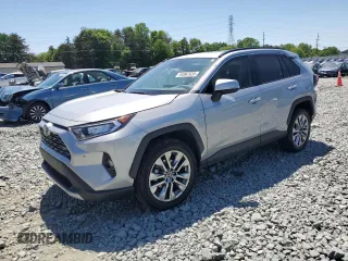 2019 Toyota RAV4 Limited z VIN 2T3Y1RFV6KW023501, wystawiony jako Copart lot #54967635 z przebiegiem 66 458 mil mil oraz Szkoda całkowita • Salvage title. Historia ofert i sprzedaży dostępna na DreamBid. Obrazek 1.