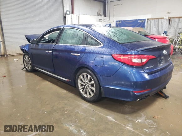 2017 Hyundai Sonata Sport with VIN 5NPE34AF5HH513914, listed as a Copart auction lot 83811624 with Not Provided miles and Salvage Title. Bid and sale history available at DreamBid. Image 2.