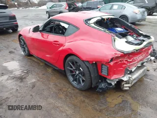 2024 Toyota GR Supra 3.0 with VIN WZ1DB0G05RW066637, listed as a IAAI auction lot 41572854 with 4,439 mi miles. Bid and sale history available at carsss.com. Image 3.