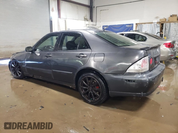 2003 Lexus IS 300/350 with VIN JTHBD192930071854, listed as a Copart auction lot 46166955 with 240,258 mi miles and Salvage Title. Bid and sale history available at DreamBid. Image 2.