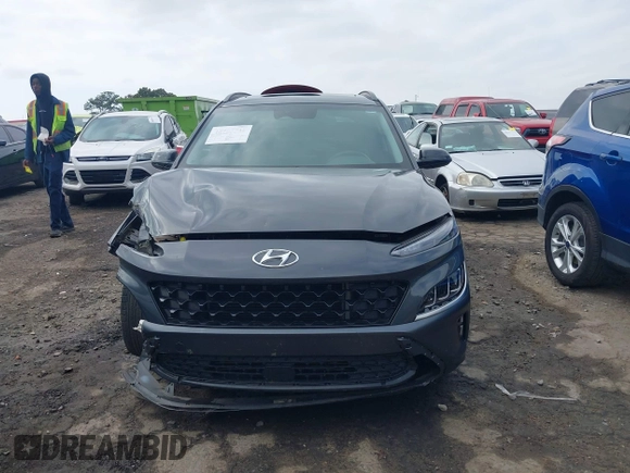 2023 Hyundai Kona Limited with VIN KM8K53A35PU010834, listed as a IAAI auction lot 40705536 with 29,459 mi miles. Bid and sale history available at carsss.com. Image 12.