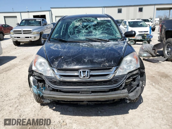 2011 Honda CR-V LX with VIN 5J6RE4H35BL086142, listed as a Copart auction lot 52158195 with 142,986 mi miles and Salvage Title. Bid and sale history available at carsss.com. Image 5.