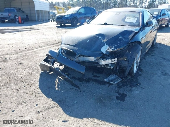 2014 BMW 6 Series 640i xDrive with VIN WBA6B8C58ED452883, listed as a IAAI auction lot 41445372 with NaN miles. Bid and sale history available at carsss.com. Image 6.