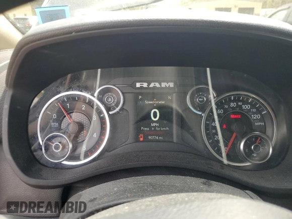 2020 Ram 2500 Tradesman z VIN 3C6UR5CL7LG308879, wystawiony jako Copart lot #54360765 z przebiegiem 90 774 mil mil oraz Szkoda całkowita • Salvage title. Historia ofert i sprzedaży dostępna na DreamBid. Obrazek 9.