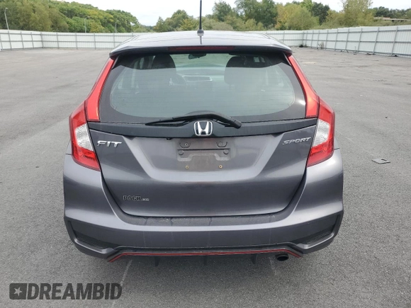 2018 Honda Fit Sport with VIN 3HGGK5G68JM722042, listed as a Copart auction lot 71813124 with Not Provided miles and Salvage Title. Bid and sale history available at DreamBid. Image 6.