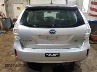 2012 Toyota Prius Two with VIN JTDZN3EU5C3053544, listed as a Copart auction lot 52023135 with 104,386 mi miles and Salvage Title. Bid and sale history available at DreamBid. Image 6.